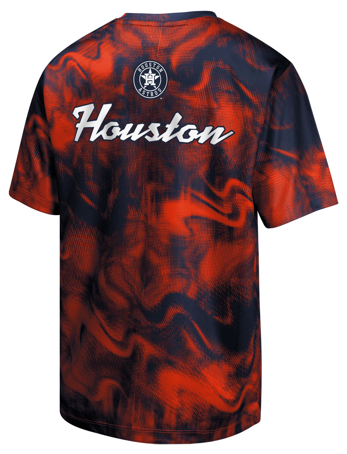 MLB Team Apparel Youth Houston Astros Multi Color Pinch Hitter Sublimation T-Shirt product image