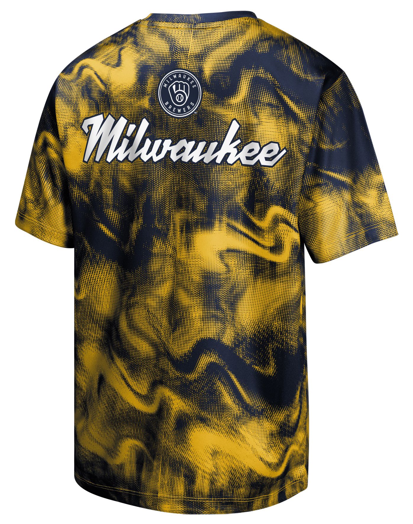 MLB Team Apparel Youth Milwaukee Brewers Multi Color Pinch Hitter Sublimation T-Shirt product image