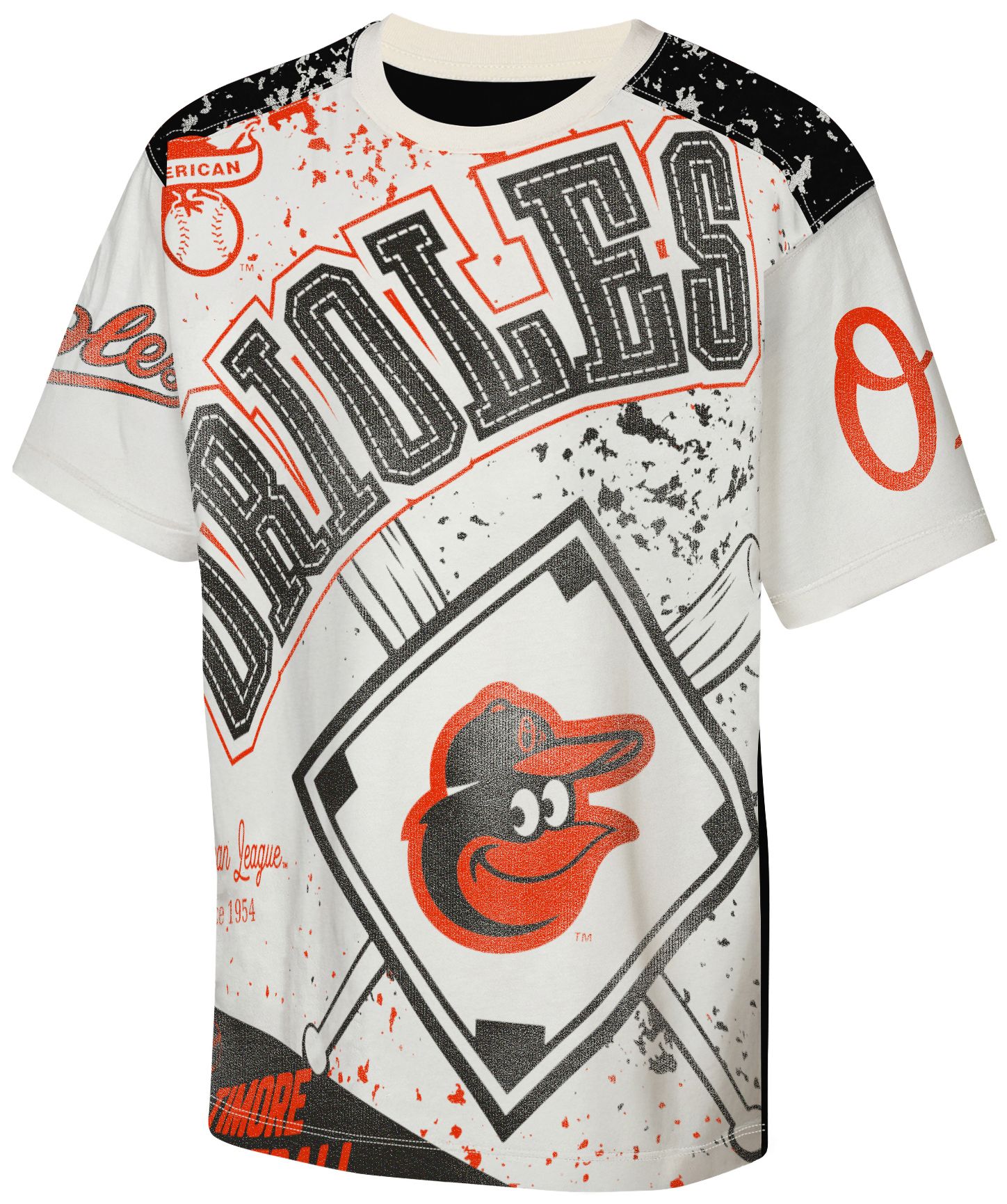MLB Team Apparel Youth Baltimore Orioles Top Player All Over Print T-Shirt product image