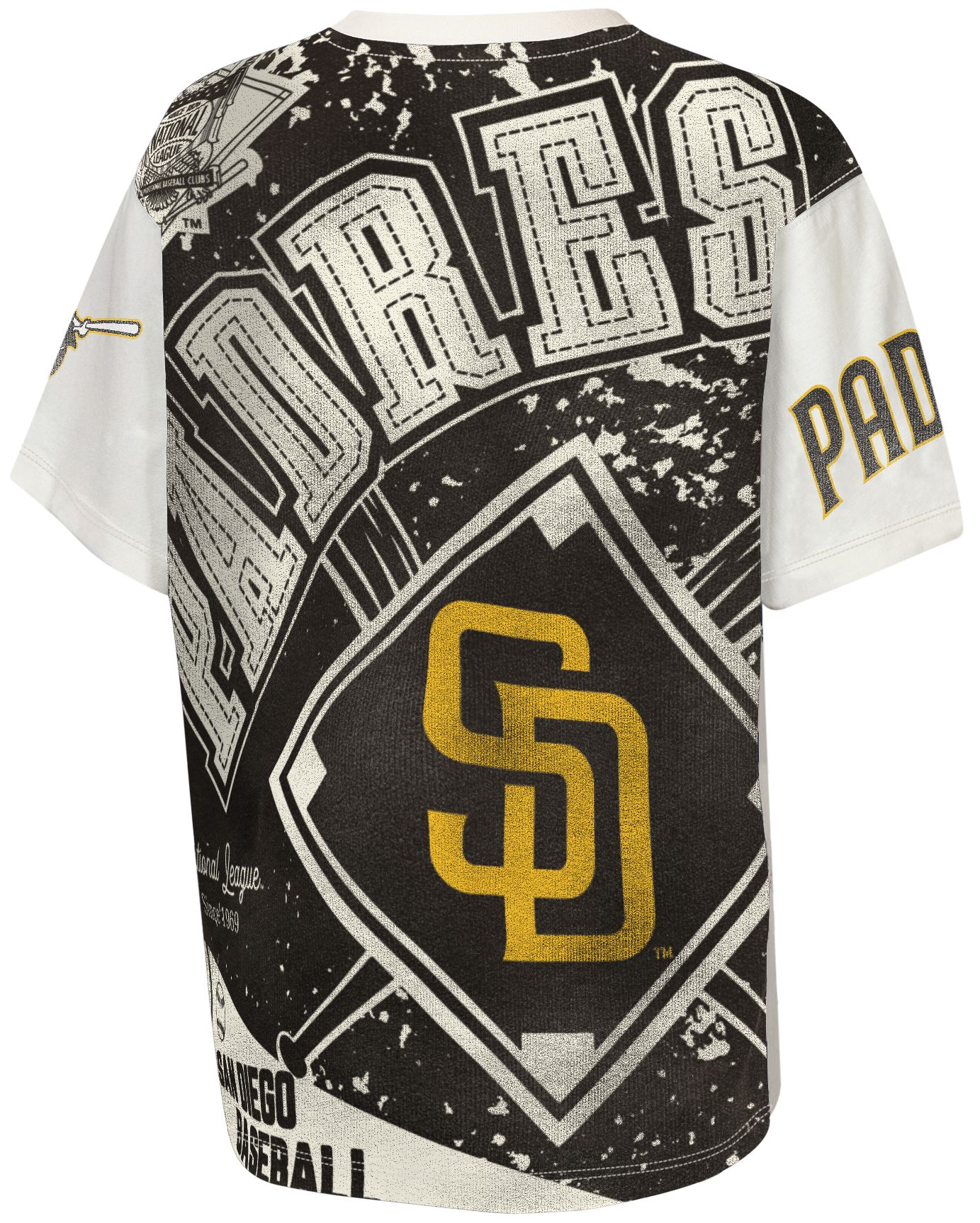 MLB Team Apparel Youth San Diego Padres Top Player All Over Print T-Shirt product image