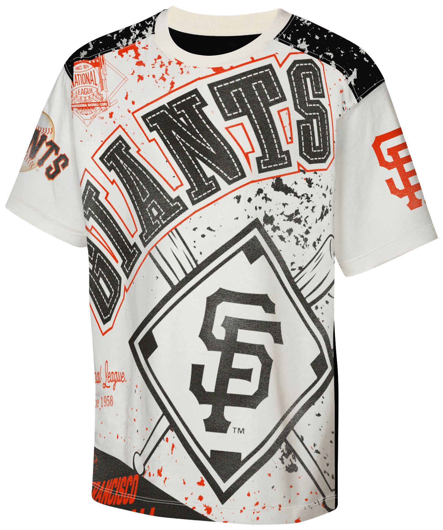 MLB Team Apparel Youth San Francisco Giants Top Player All Over Print T-Shirt product image