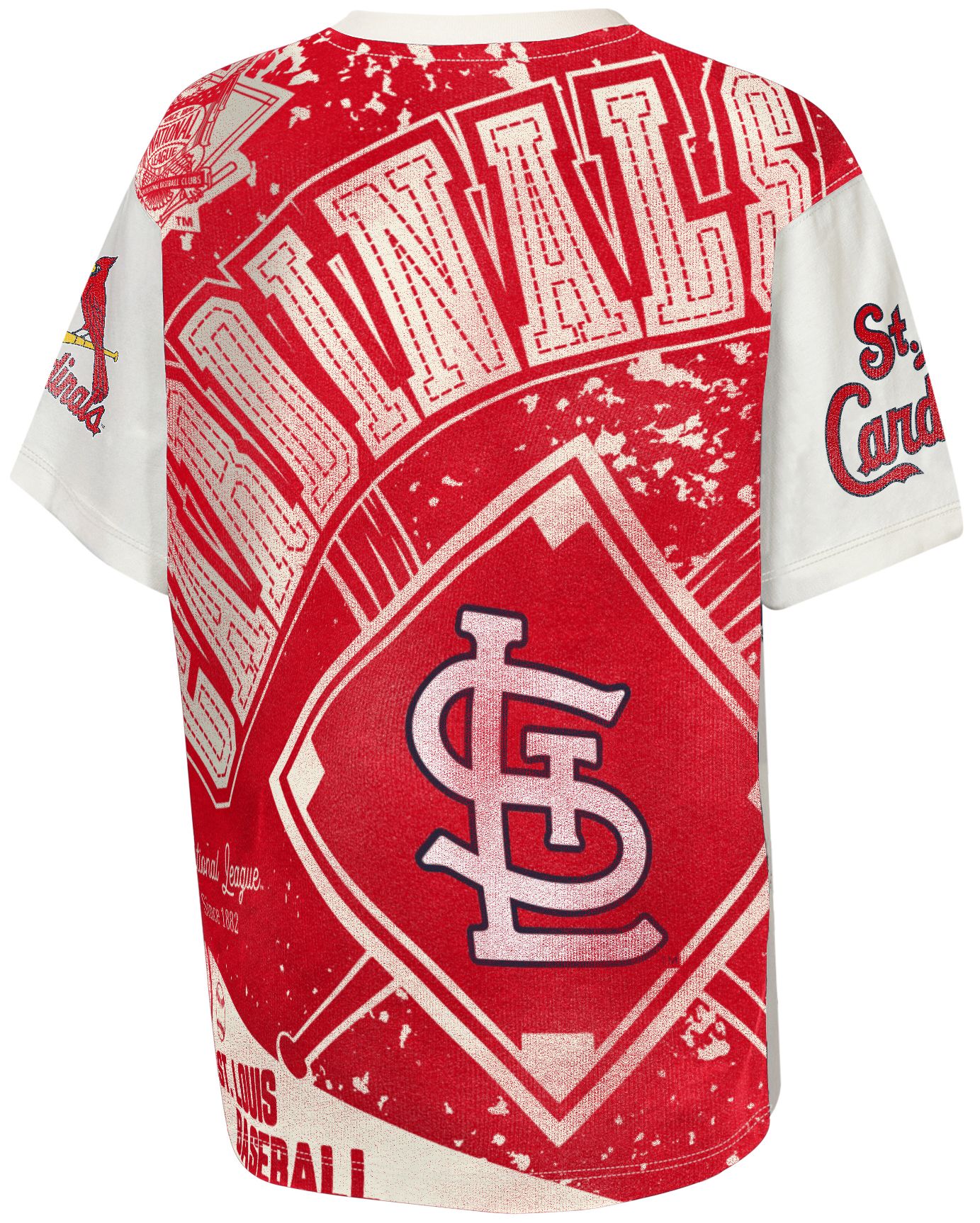 MLB Team Apparel Youth St. Louis Cardinals Top Player All Over Print T-Shirt product image