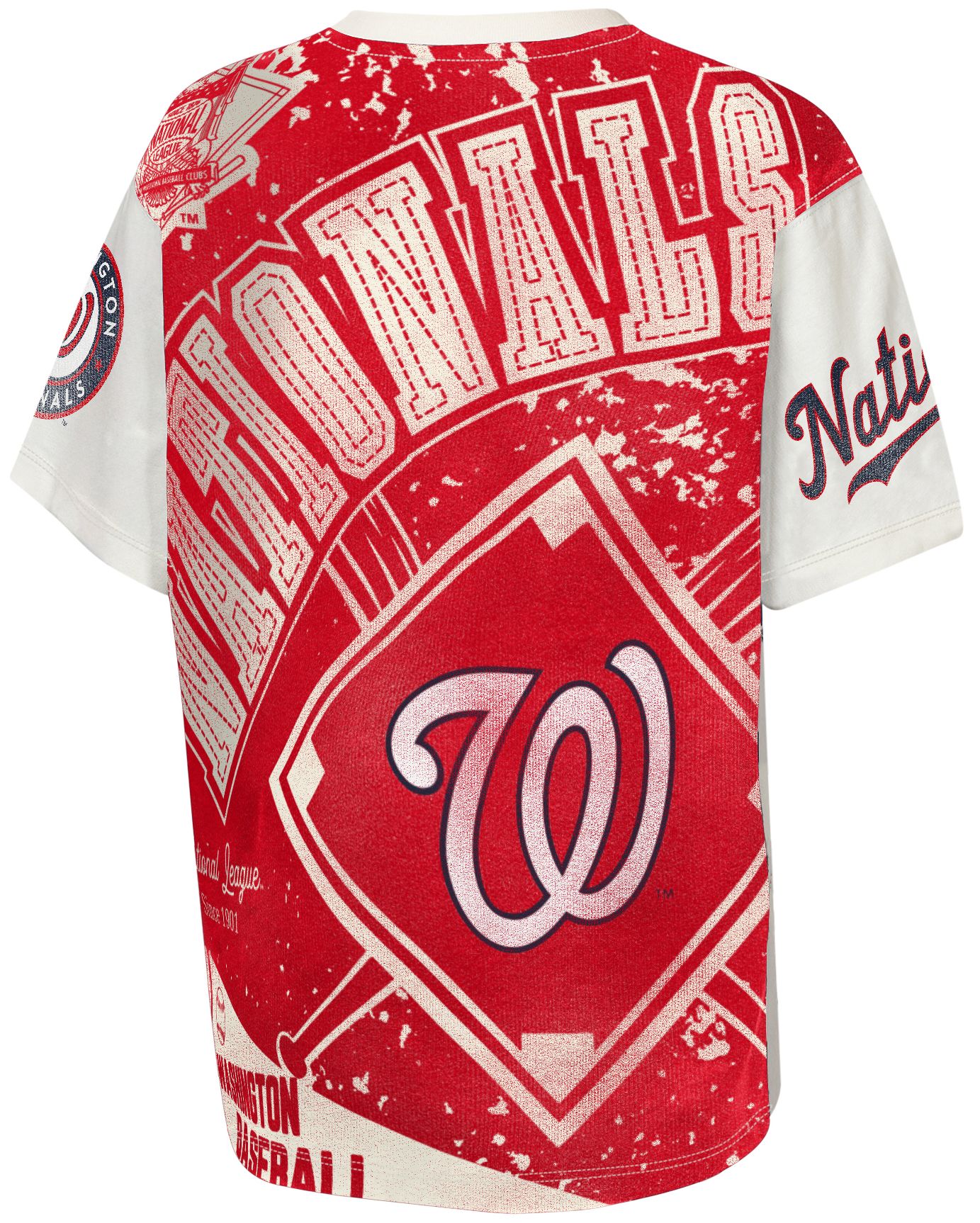MLB Team Apparel Youth Washington Nationals Top Player All Over Print T-Shirt product image