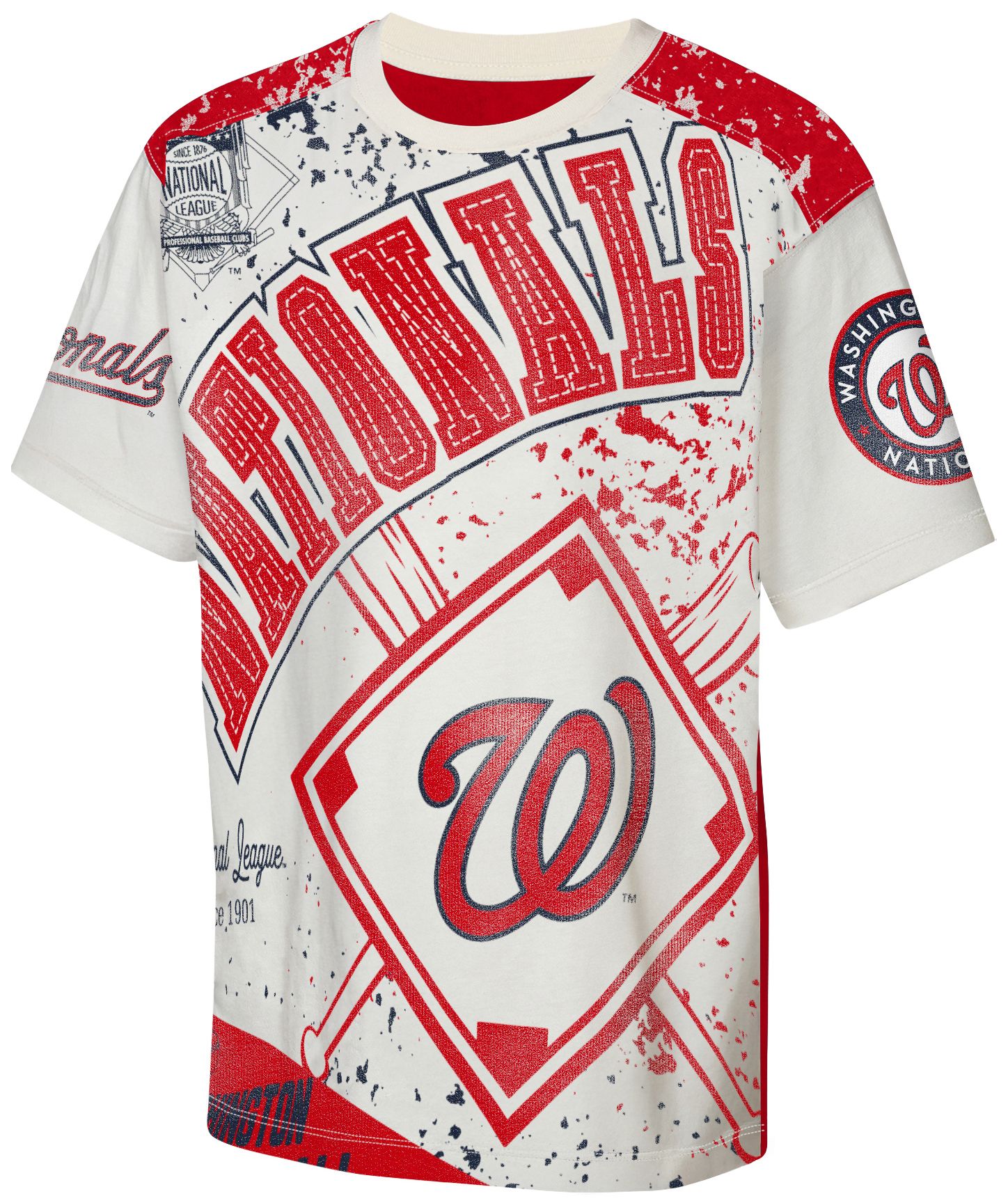 MLB Team Apparel Youth Washington Nationals Top Player All Over Print T-Shirt product image