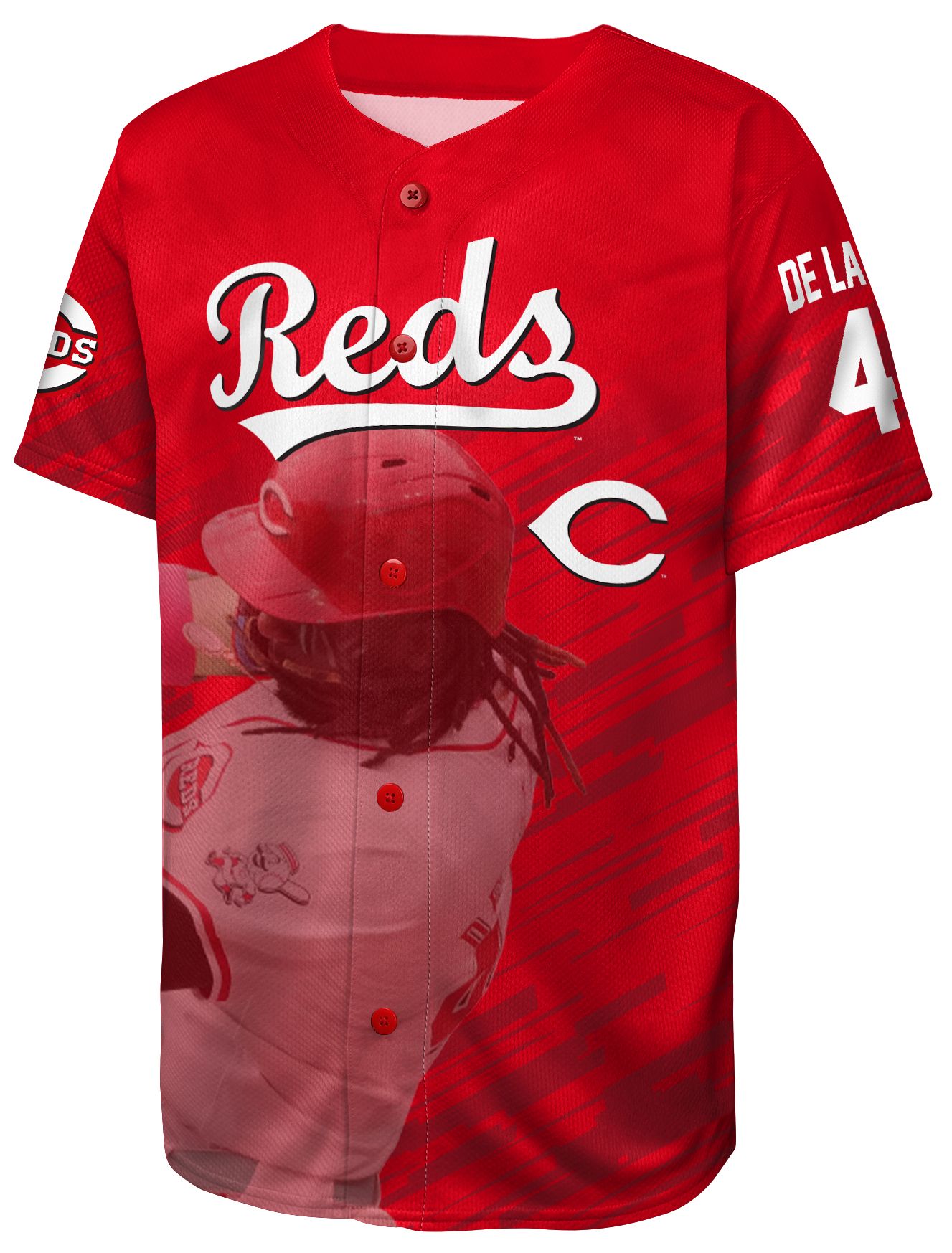 Nike Youth Cincinnati Reds Elly De La Cruz #44 Sublimated Replica Jersey product image