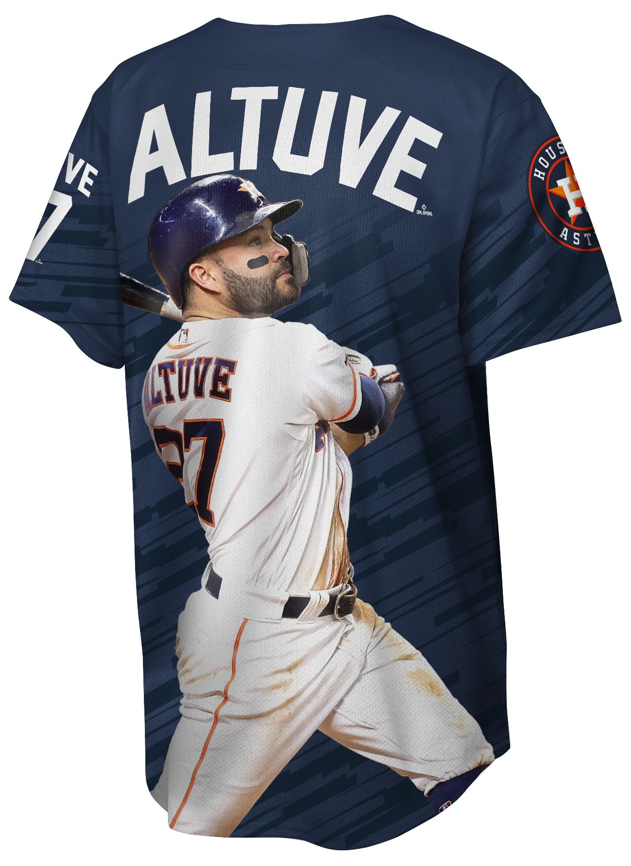 Nike Youth Houston Astros Jose Altuve #27 Sublimated Replica Jersey product image