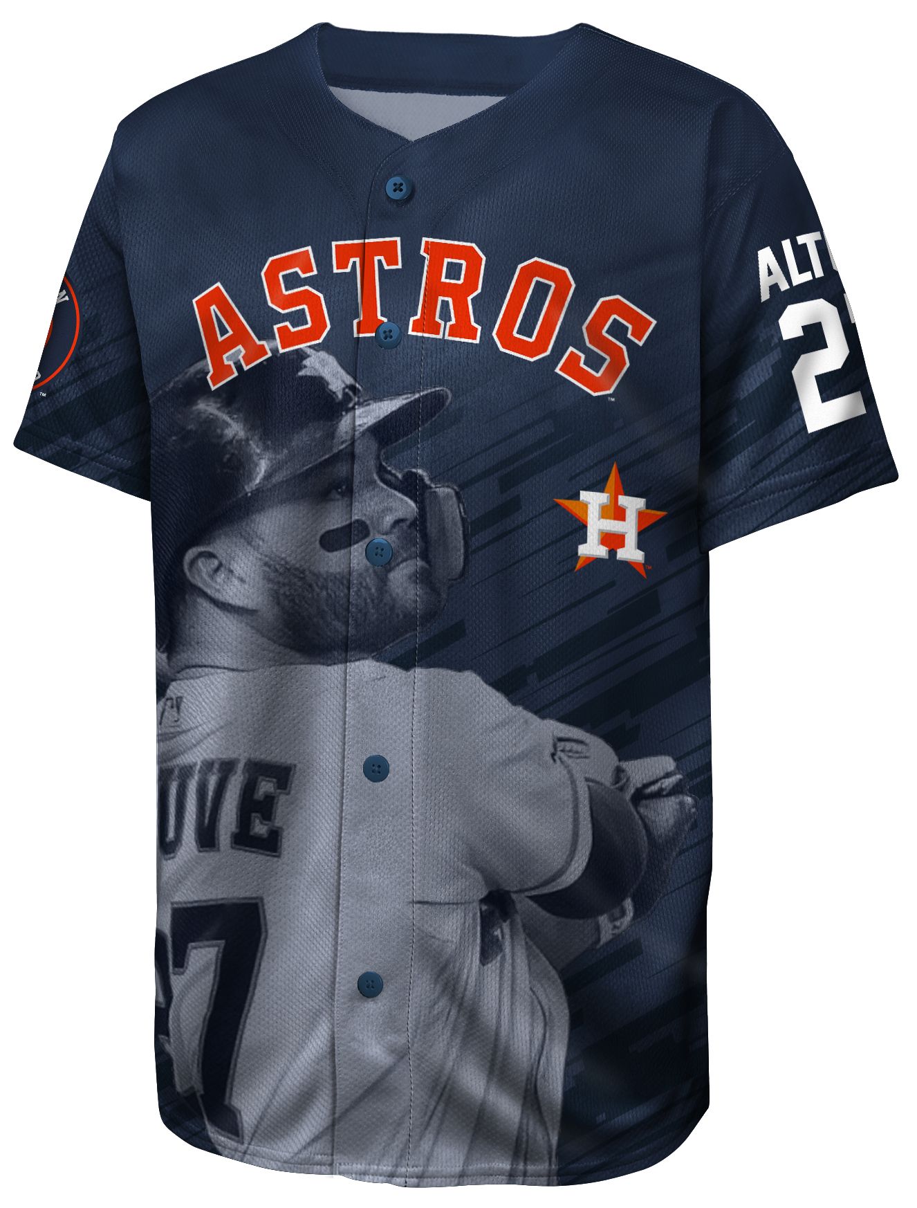 Nike Youth Houston Astros Jose Altuve #27 Sublimated Replica Jersey product image