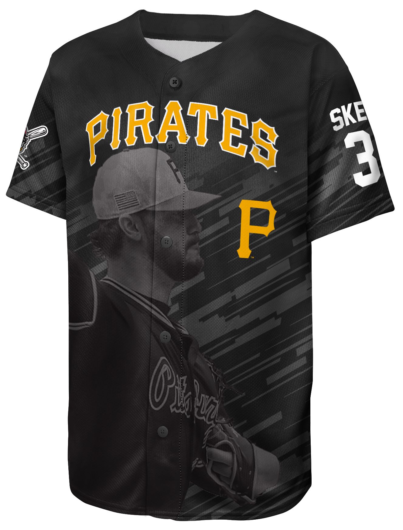 Nike Youth Pittsburgh Pirates Paul Skenes #30 Satin Replica Jersey product image