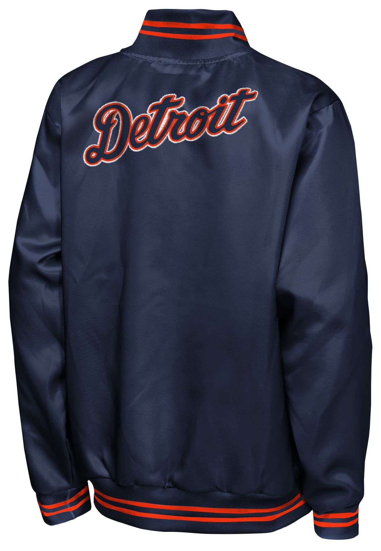 MLB Team Apparel Youth Detroit Tigers  Tailsweep Satin Jacket product image