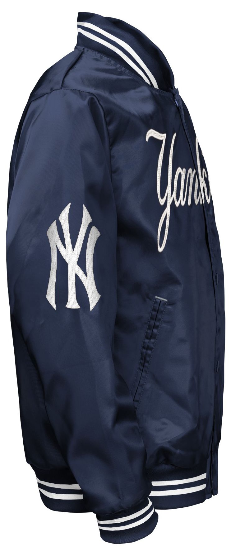 MLB Team Apparel Youth New York Yankees  Tailsweep Satin Jacket product image