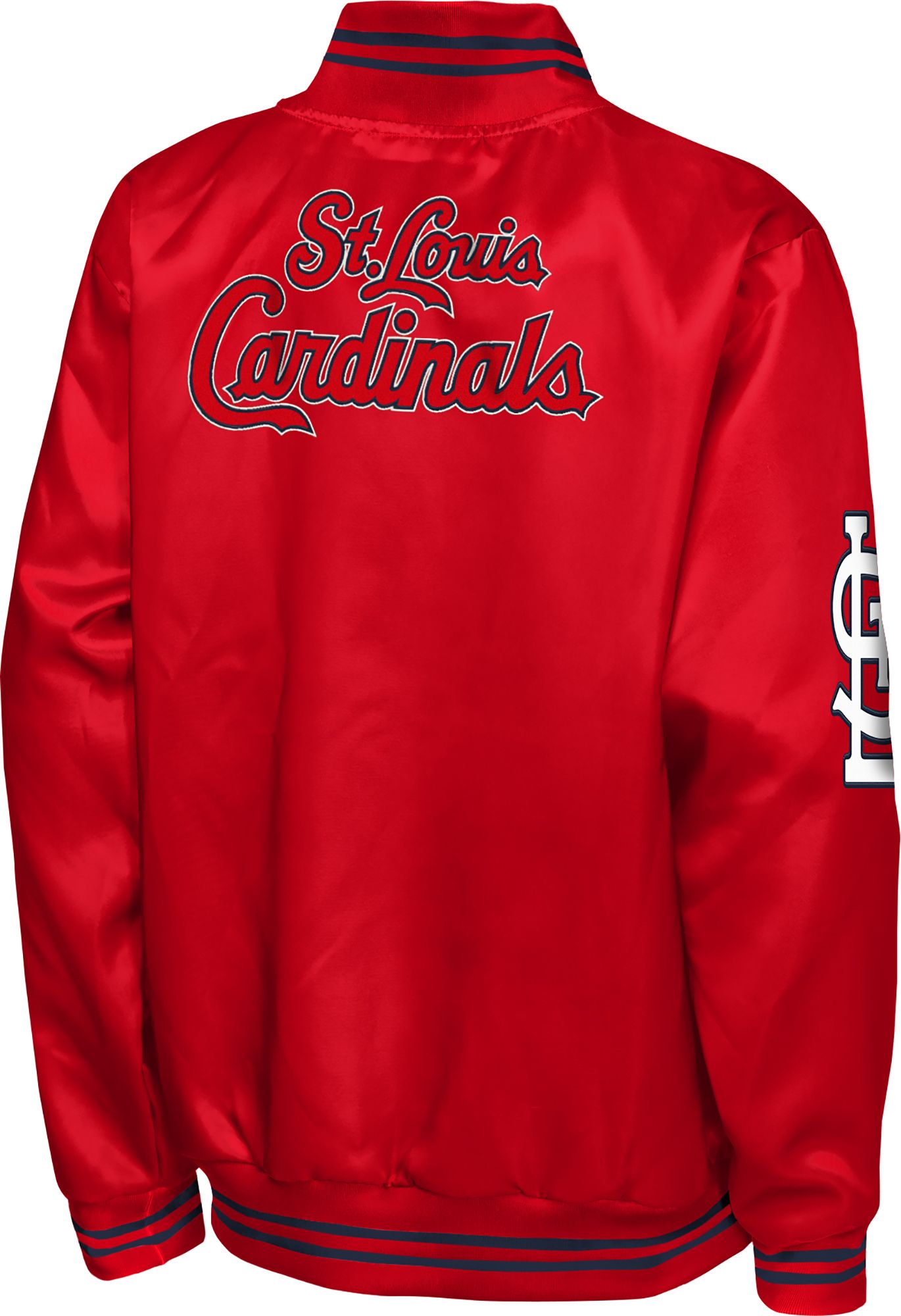 MLB Team Apparel Youth St. Louis Cardinals  Tailsweep Satin Jacket product image
