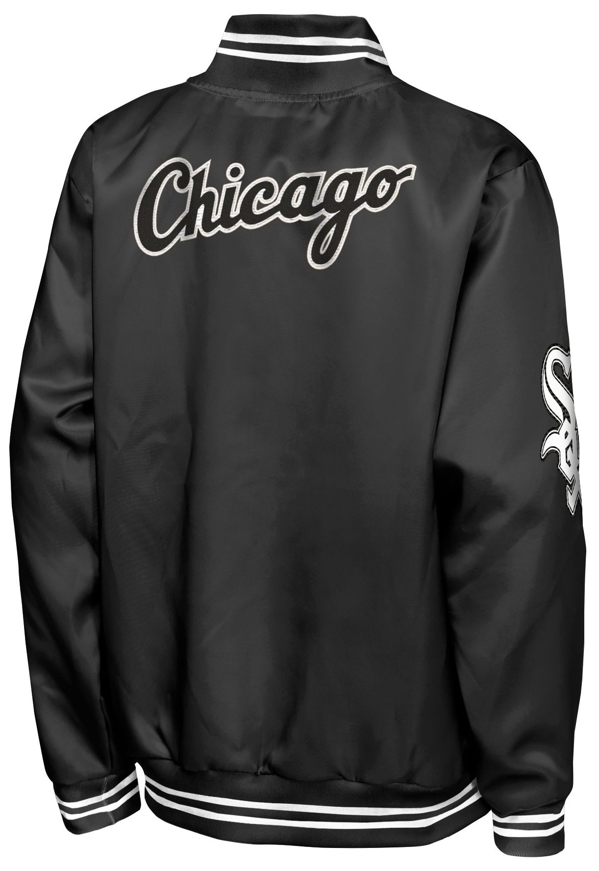 MLB Team Apparel Youth Chicago White Sox  Tailsweep Satin Jacket product image