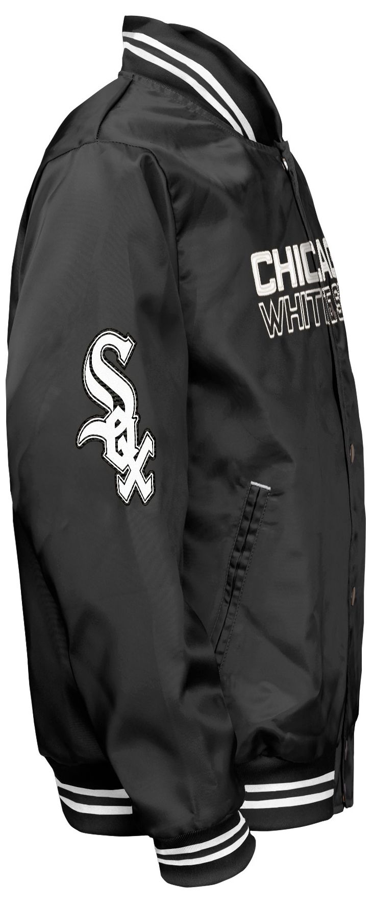 MLB Team Apparel Youth Chicago White Sox  Tailsweep Satin Jacket product image