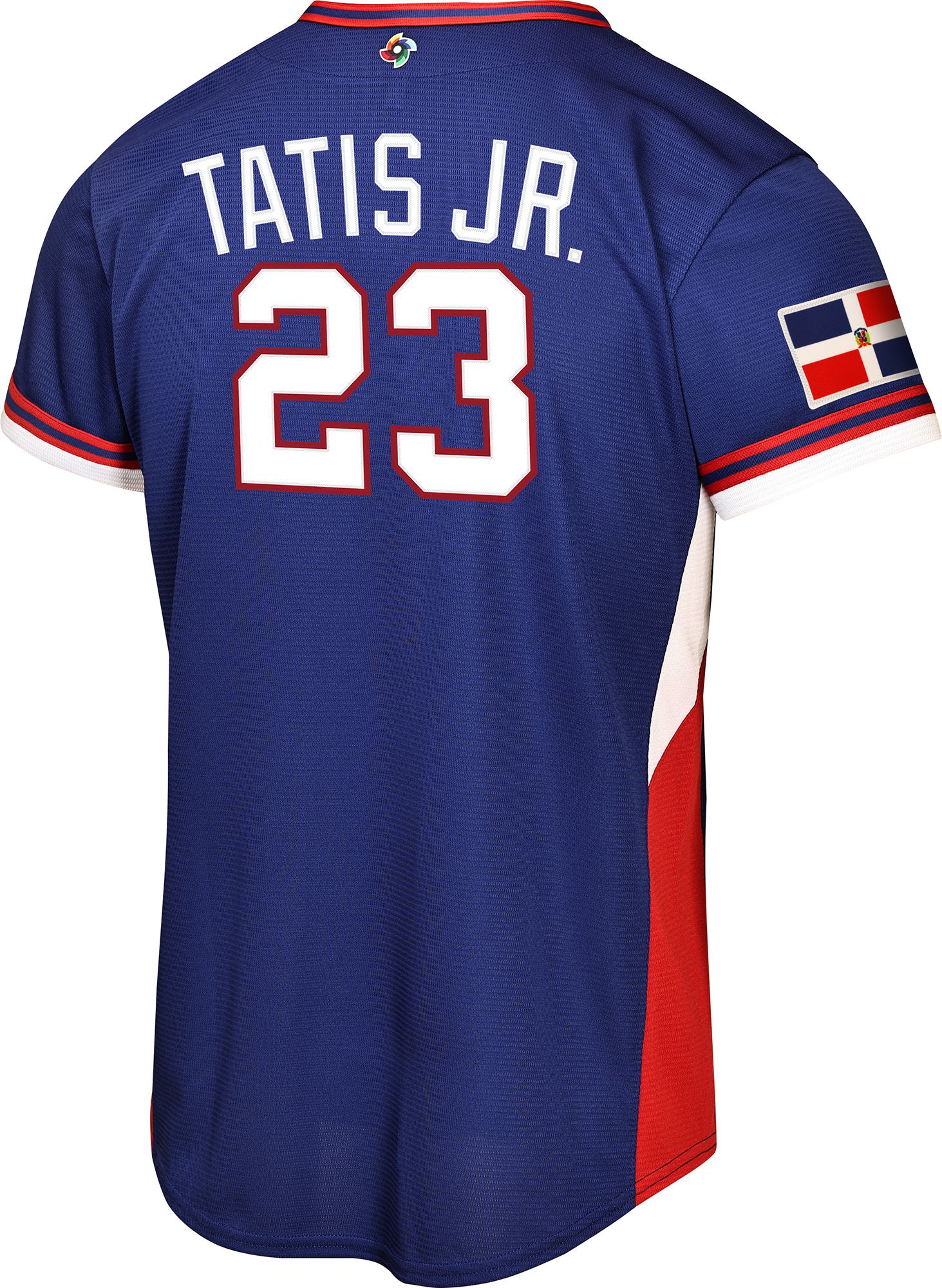 Nike Youth  World Baseball Classic 2026 Domincan Republic Fernando Tatis Jr. #23 Limited Road Jersey product image