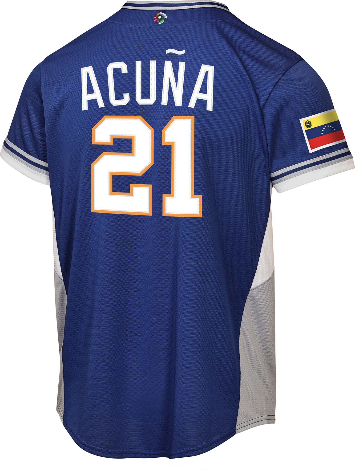 Nike Youth  World Baseball Classic 2026 Venezuela Ronald Acuna Jr. #13 Limited Road Jersey product image