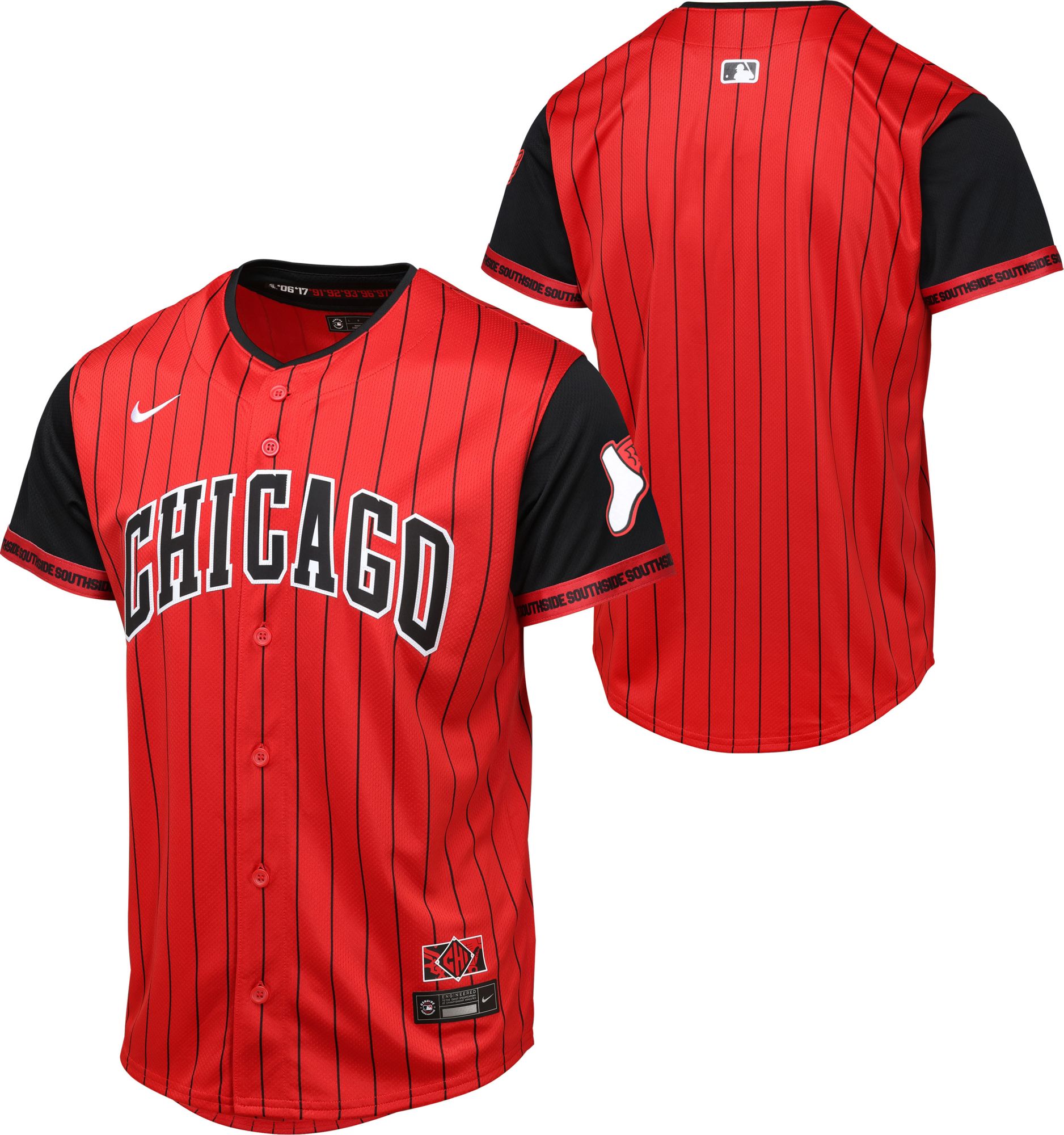 Nike Youth Chicago White Sox City Connect Blank Red Limited Vapor Jersey product image