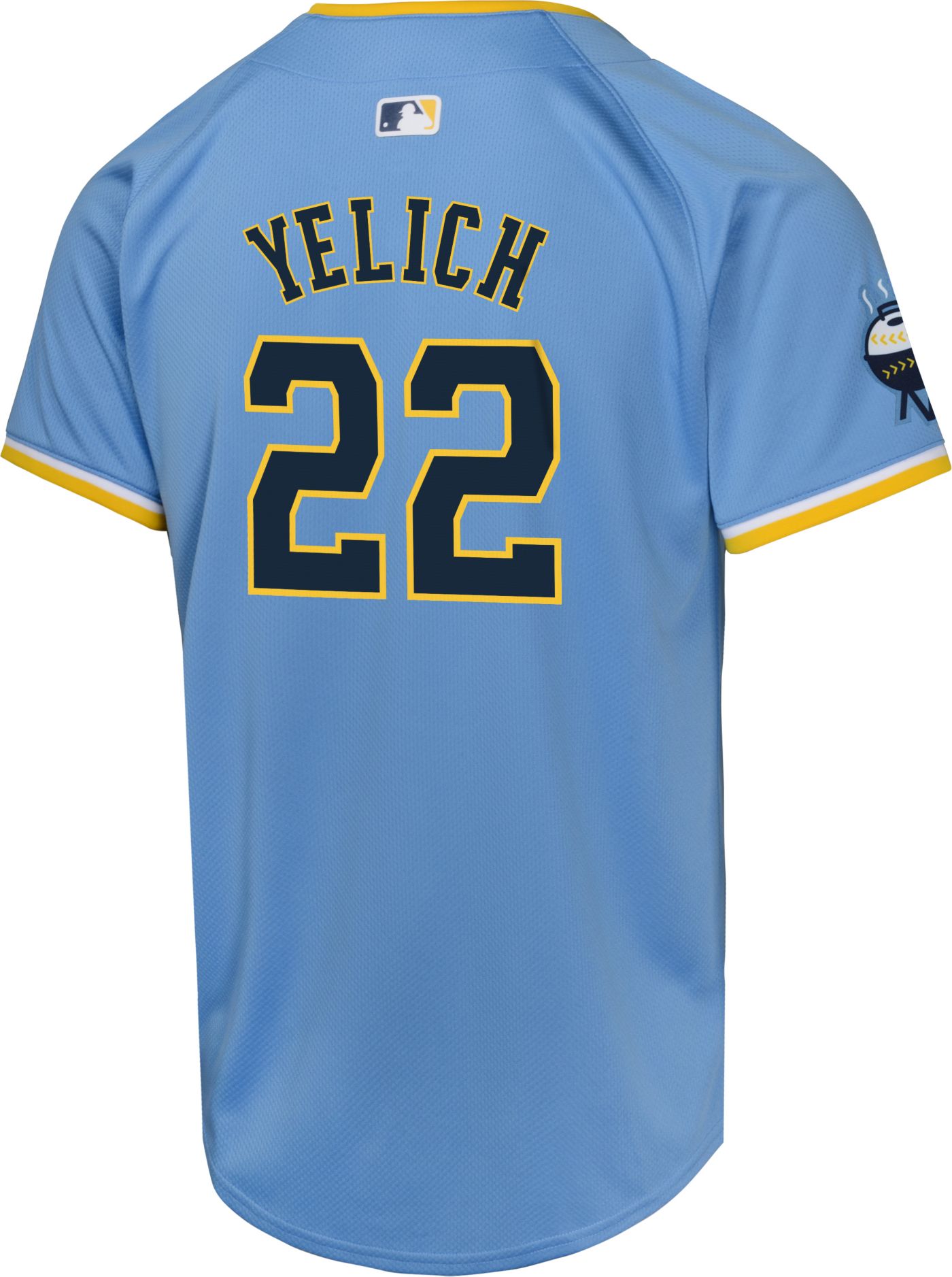 Nike Youth Milwaukee Brewers 2024 City Connect Christian Yelich 22 Limited Vapor Jersey Dick s Sporting Goods