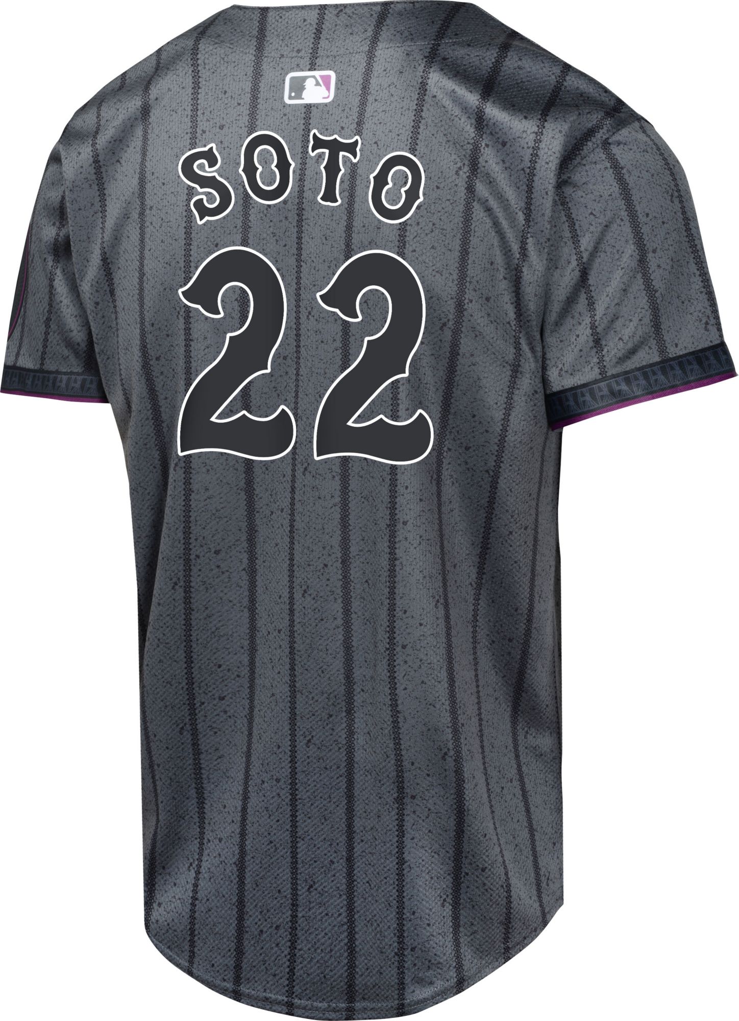 Nike Youth New York Mets Juan Soto #22 Gray Limited City Connect Jersey product image