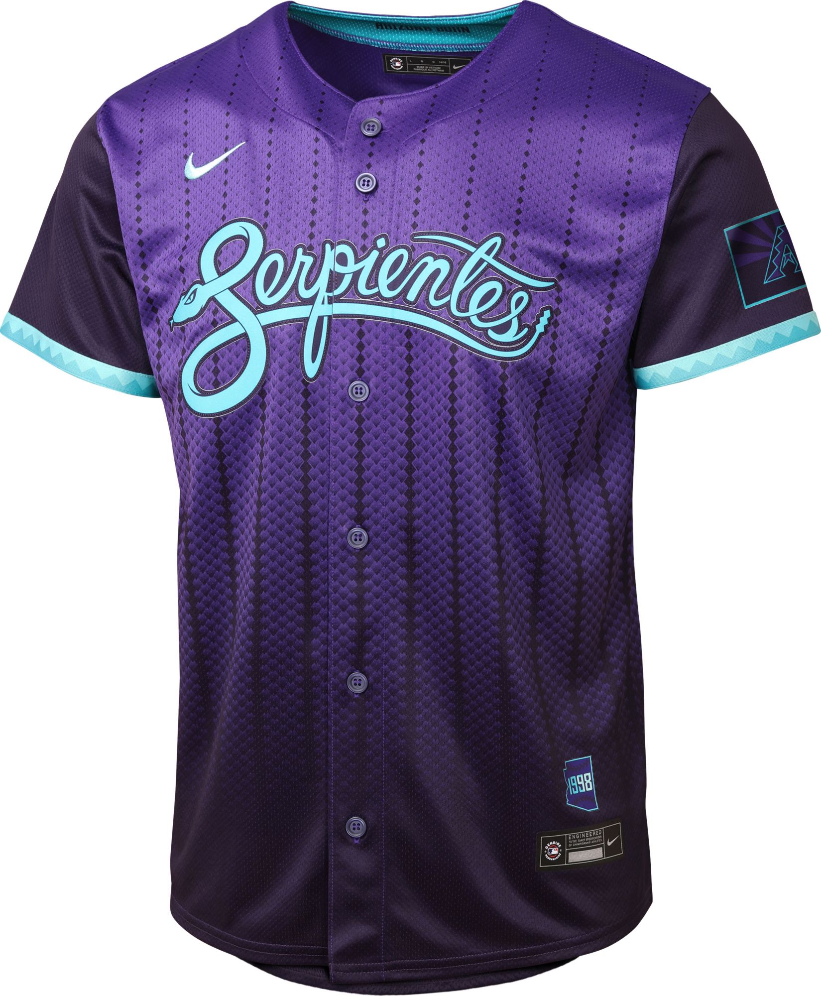 Nike Youth Arizona Diamondbacks Randy Johnson #51 City Connect Purple Limited Vapor Jersey product image