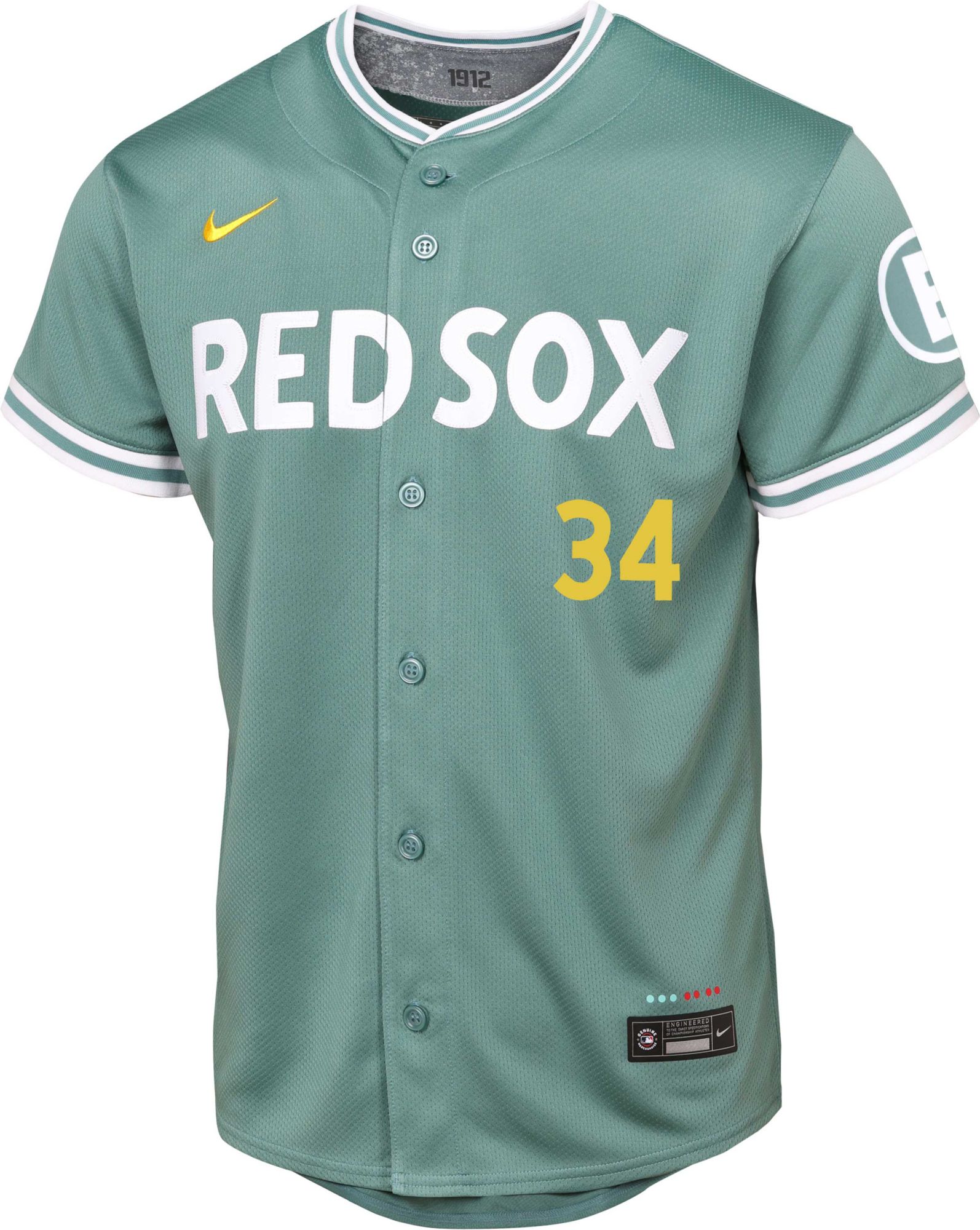 Nike Youth Boston Red Sox David Ortiz #34 City Connect Green Limited Vapor Jersey product image