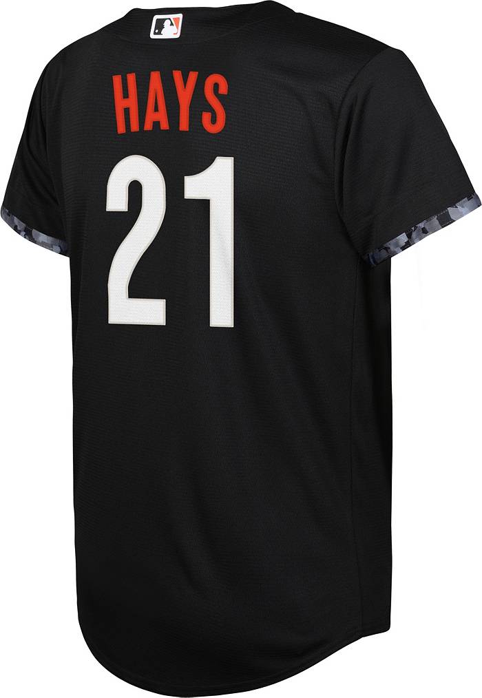 Nike Youth Baltimore Orioles Austin Hays #21 White Cool Base Home