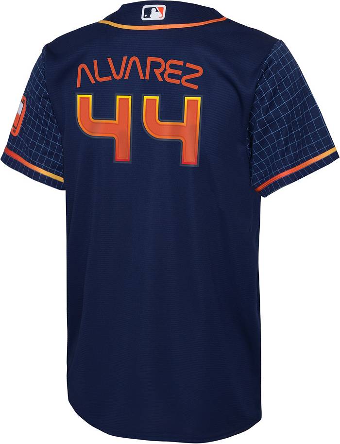 Nike Youth Boys and Girls Yordan Alvarez Navy Houston Astros 2022 City  Connect Replica Player Jersey