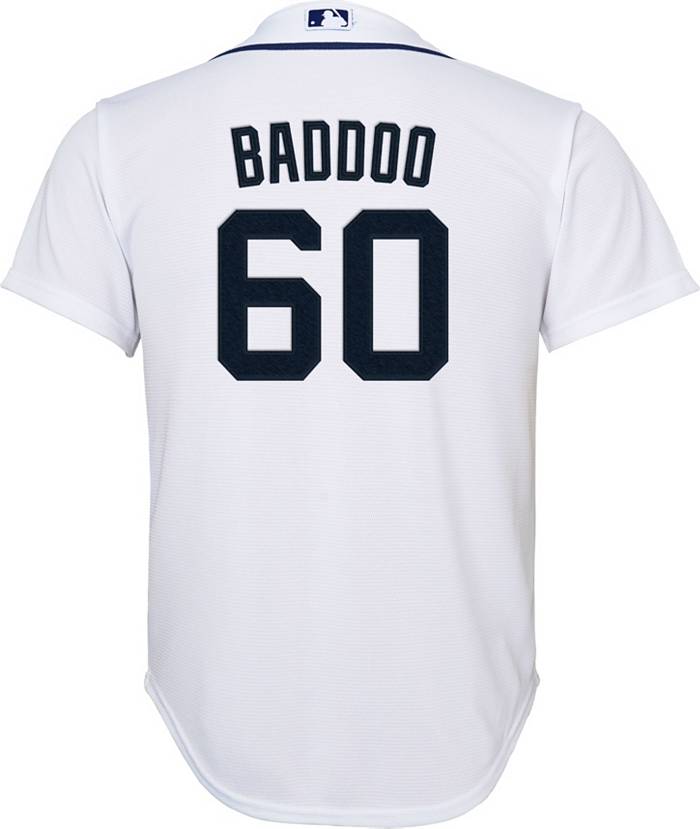Nike Youth Detroit Tigers Akil Baddoo #60 White Replica Baseball