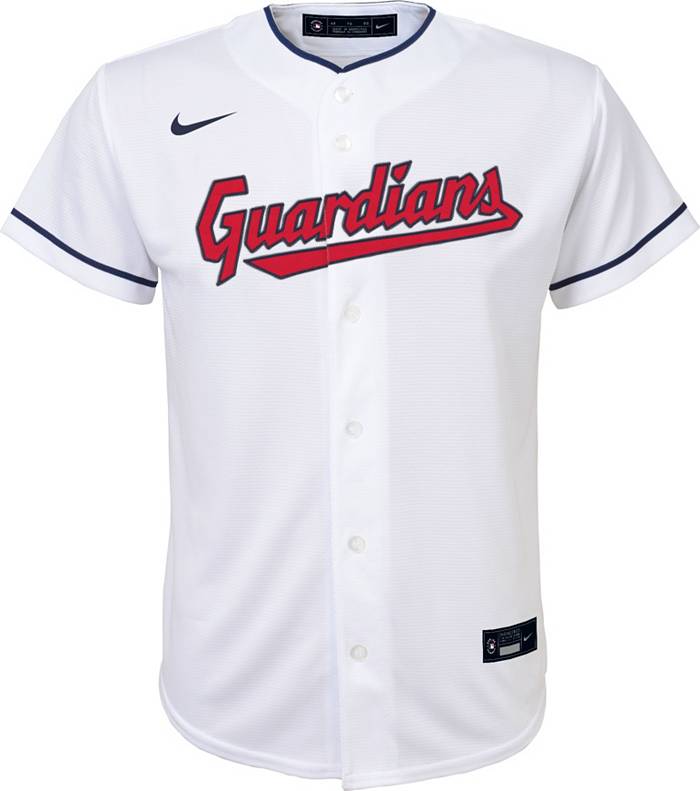 Women's Cleveland Guardians Nike White Home Replica Team Jersey