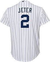 Men's New York Yankees Derek Jeter Nike White/Navy Home Replica Player - Jersey