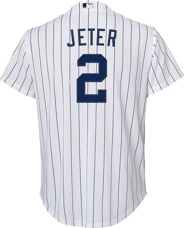 0220 Boys New York Yankees DEREK JETER Batting Practice JACKET Pullover  Blue NEW