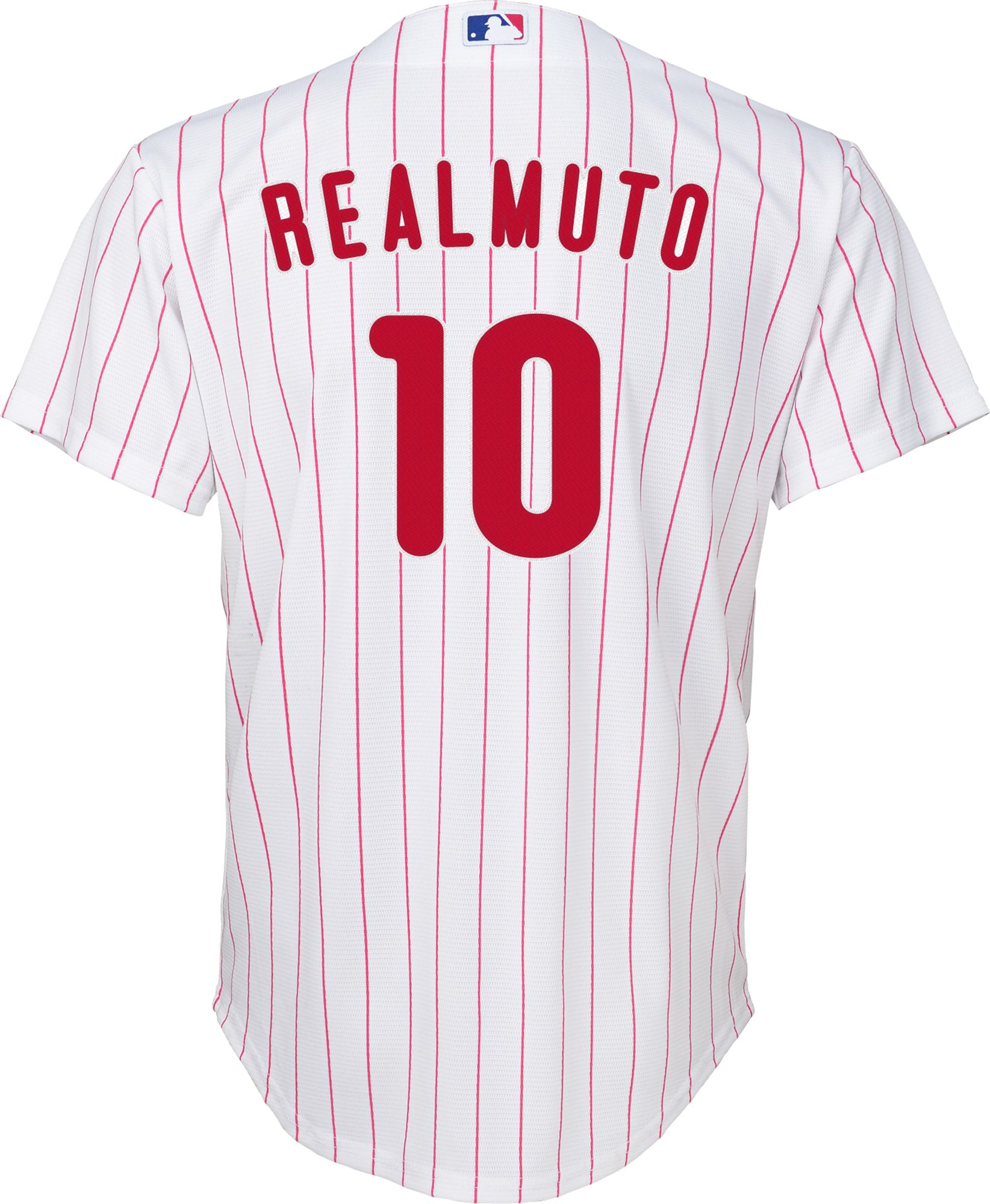 Nike Youth Philadelphia Phillies J.T. Realmuto #10 White Replica Baseball Jersey product image