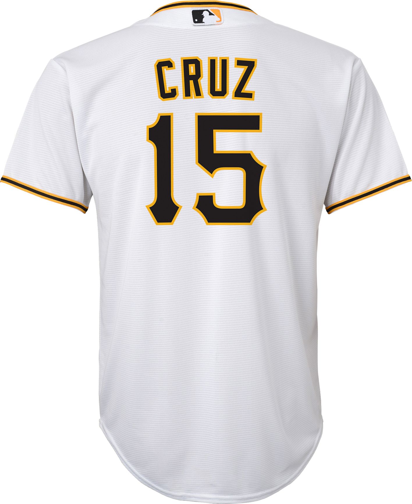 Nike Youth Pittsburgh Pirates Oneil Cruz #15 White Home Cool Base Jersey