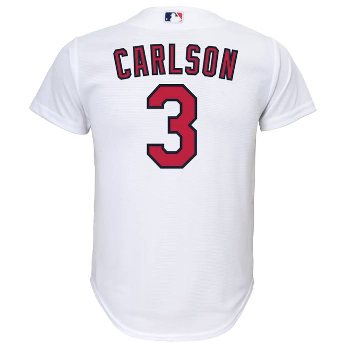 Nike Youth St. Louis Cardinals Dylan Carlson #3 White Replica