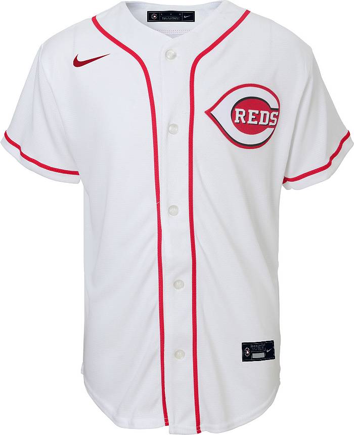 Custom Men's Cincinnati Reds Home Jersey - White Authentic