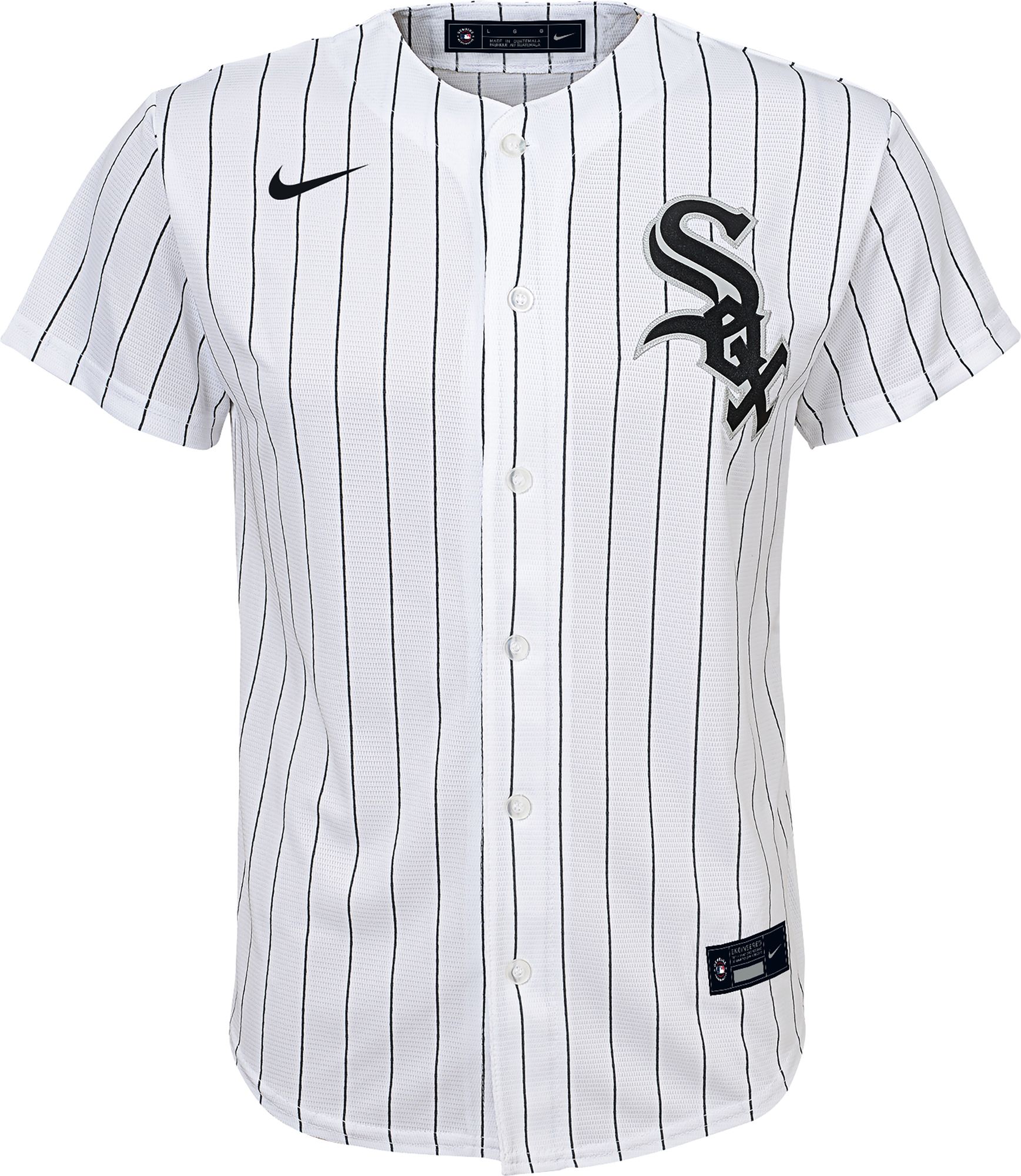 Nike Youth Chicago White Sox Yoan Moncada #10 White Replica Baseball Jersey product image