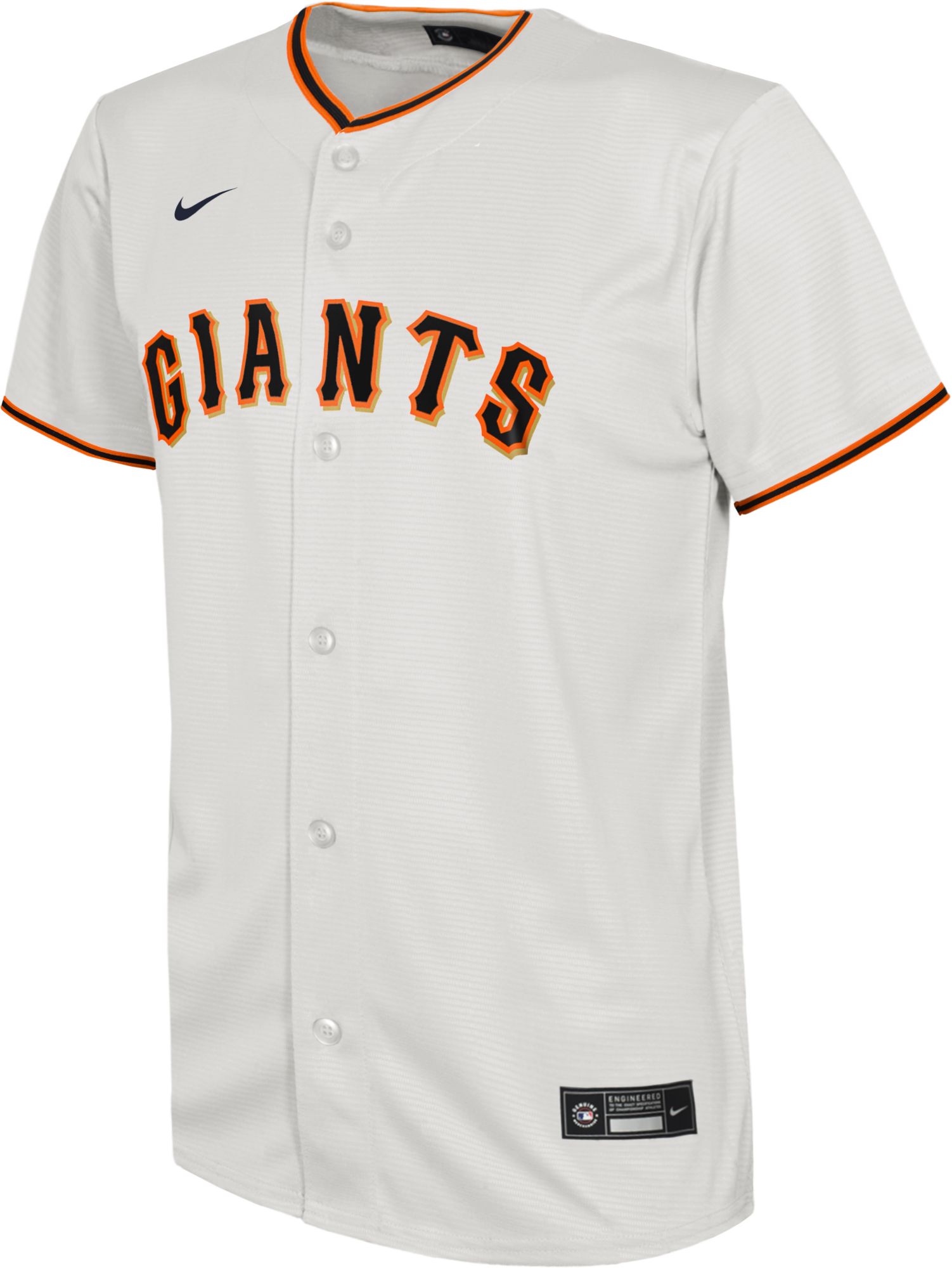 Nike Youth San Francisco Giants Blank White Cool Base Jersey