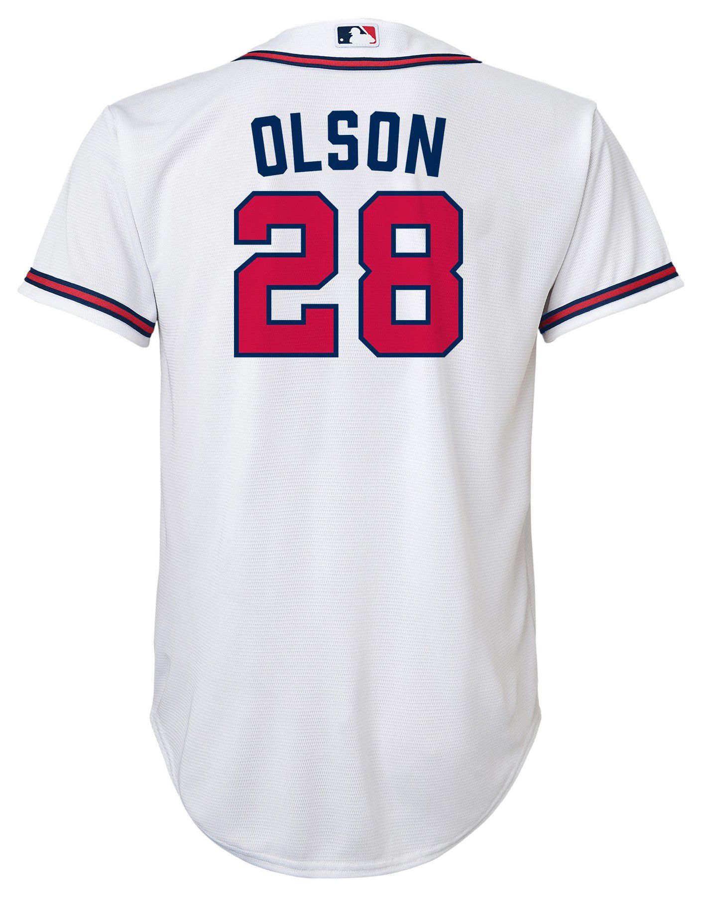 Nike Youth Atlanta Braves Matt Olson #28 White Home Cool Base Jersey product image