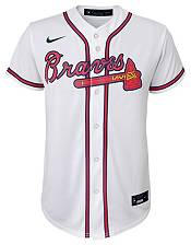 Nike Men's Replica Atlanta Braves Acuna Jr. #13 White Cool Base Jersey