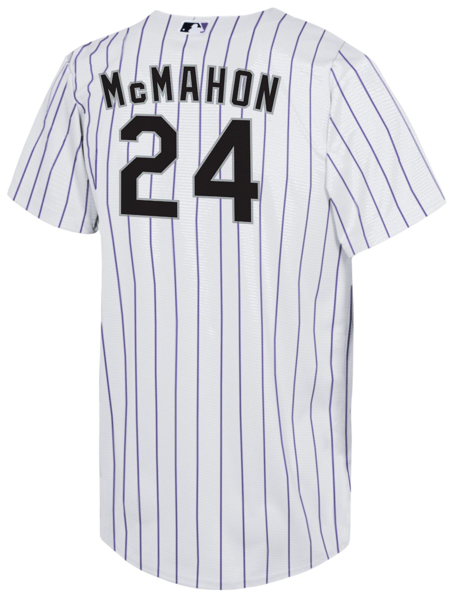 Nike Youth Colorado Rockies Ryan McMahon #24 White  Home Cool Base Jersey product image
