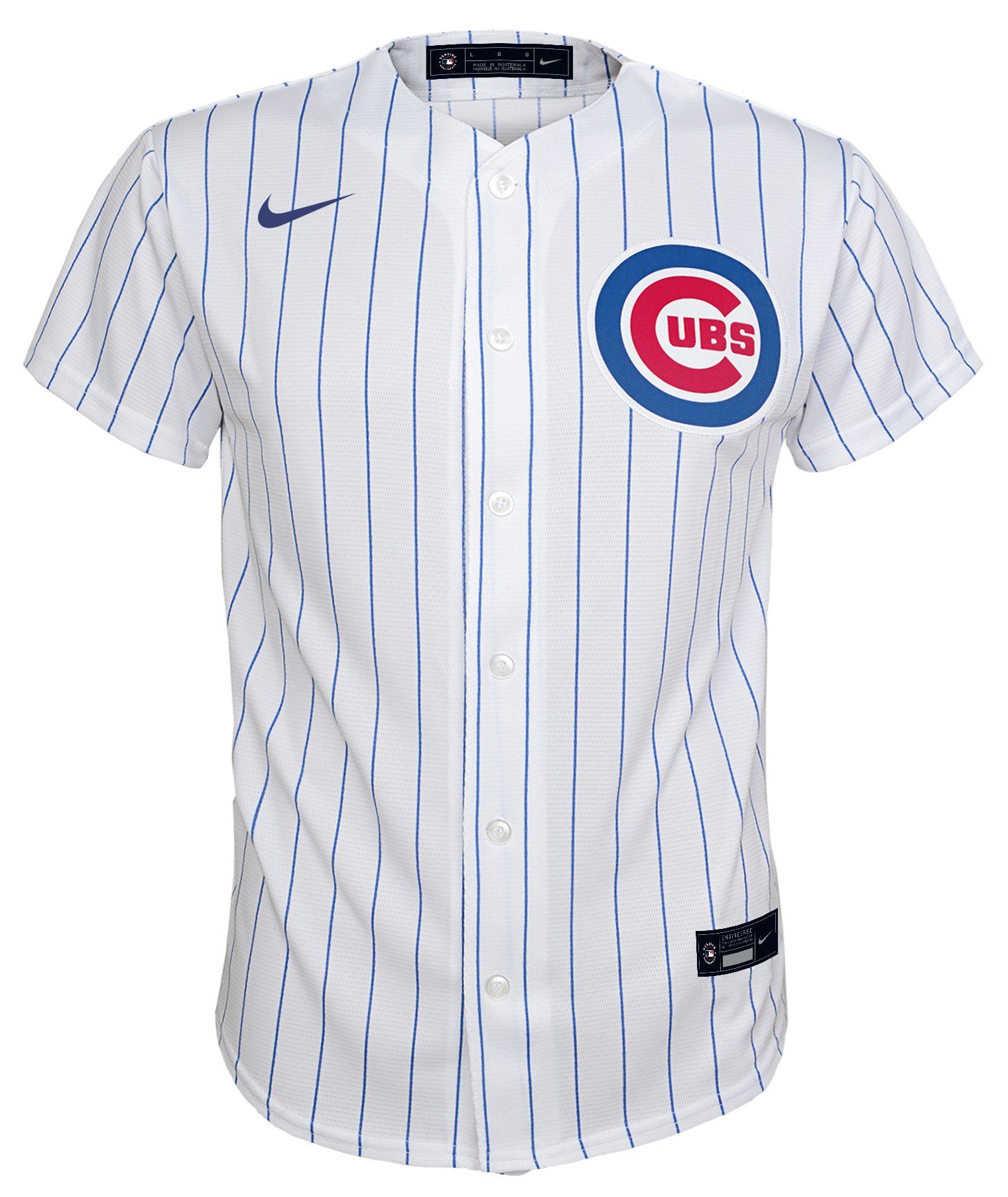 Nike Youth Chicago Cubs Nico Hoerner #2 White Home Cool Base Jersey product image