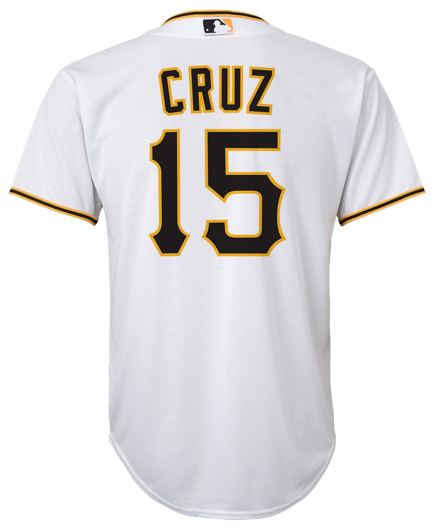 Nike Youth Pittsburgh Pirates Oneil Cruz #15 White Home Cool Base Jersey