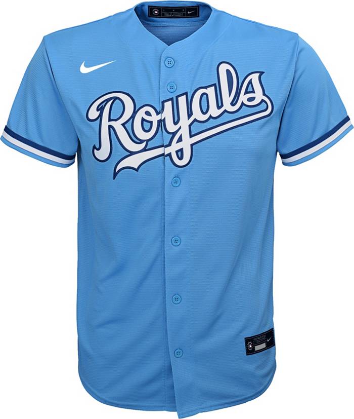 Salvador Pérez Kansas City Royals Nike Light Blue Baseball Jersey