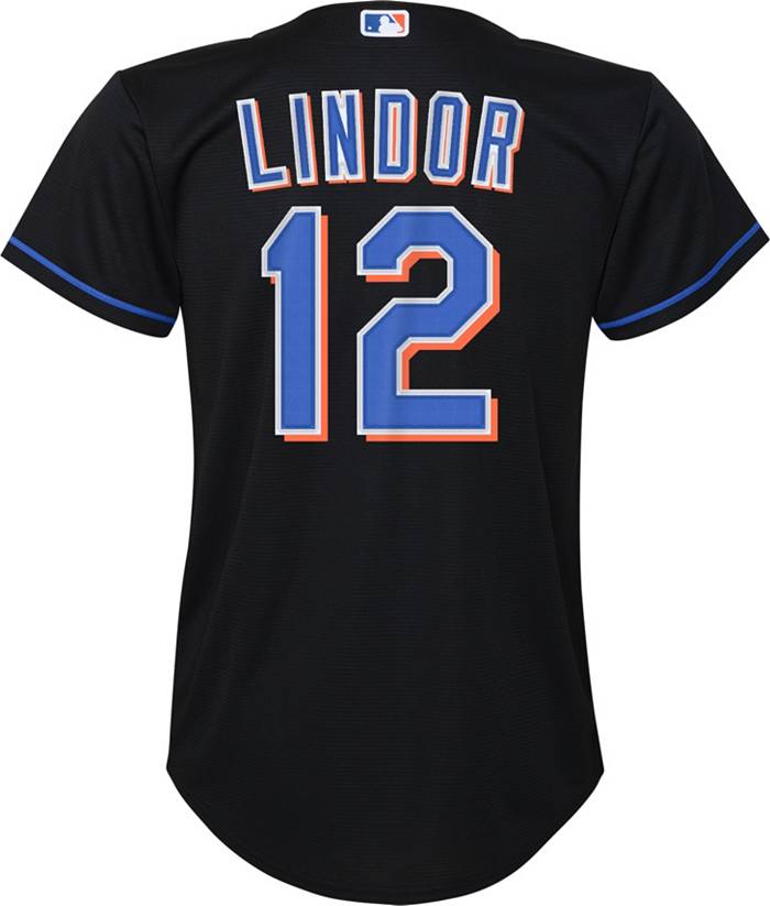 Lindor Mets Black Jersey