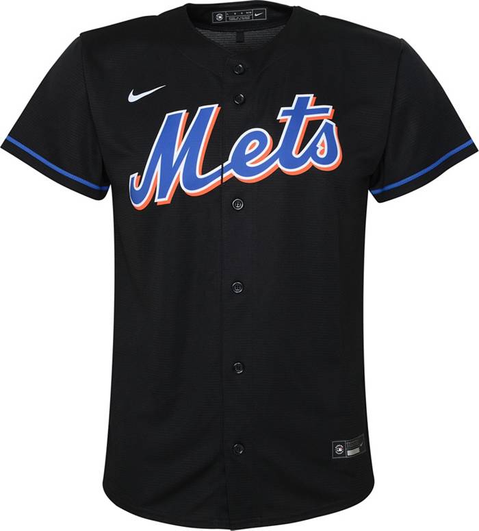 Nike MLB New York Mets Fashion Replica Team Jersey Black - BLACK