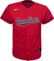 Nike Youth Cleveland Guardians Amed Rosario #1 Red Alternate Cool Base Jersey product image