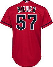 Nike Youth Cleveland Guardians Shane Bieber #57 White Replica Baseball  Jersey