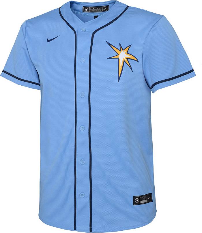 Nike Youth Tampa Bay Rays Randy Arozarena #56 Light Blue Replica Baseball  Jersey