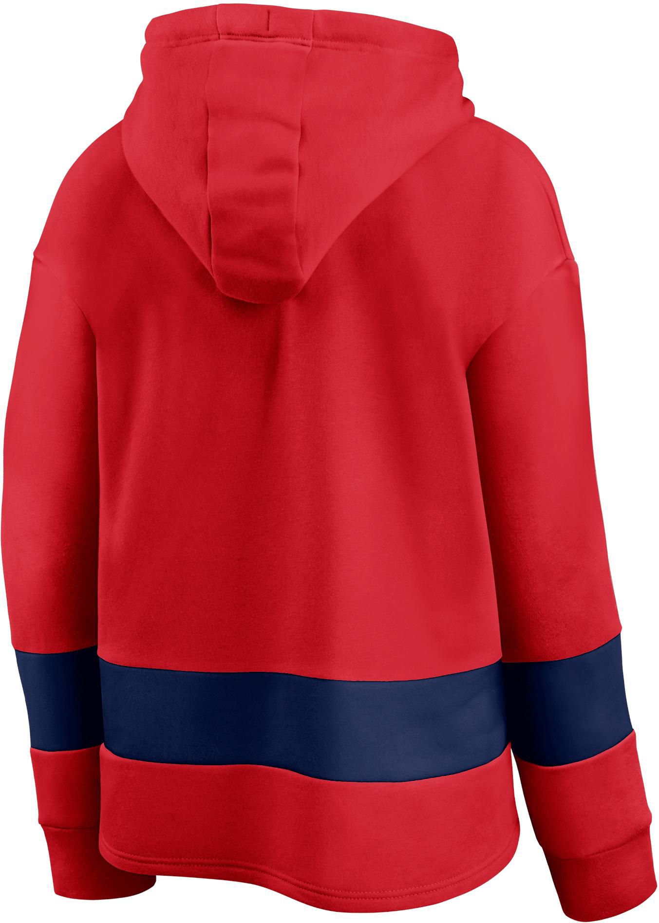 NHL Women's Washington Capitals Block Party Red Pullover Hoodie product image