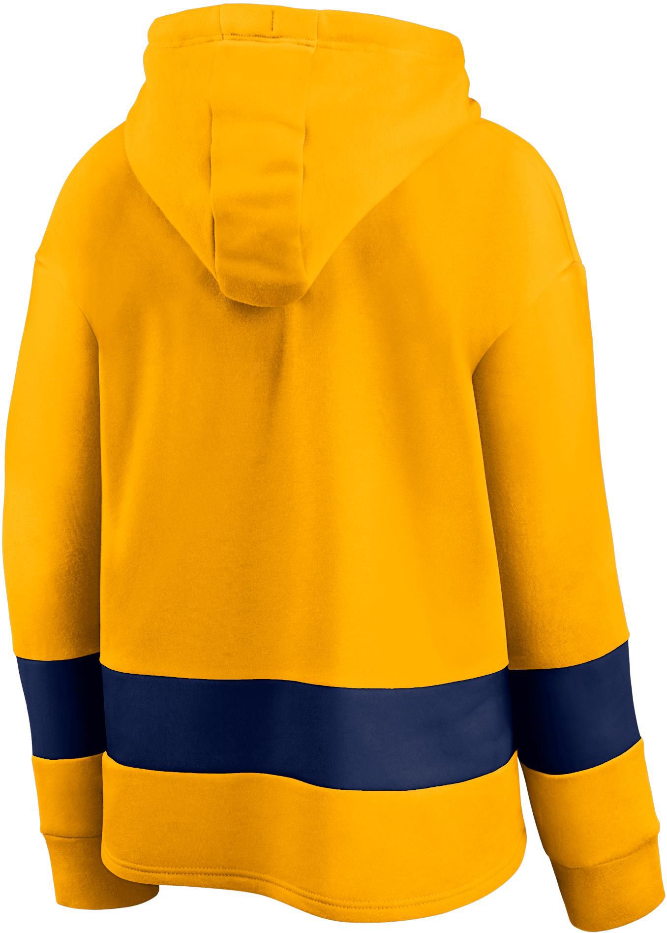 NHL Women's Nashville Predators Block Party Gold Pullover Hoodie product image
