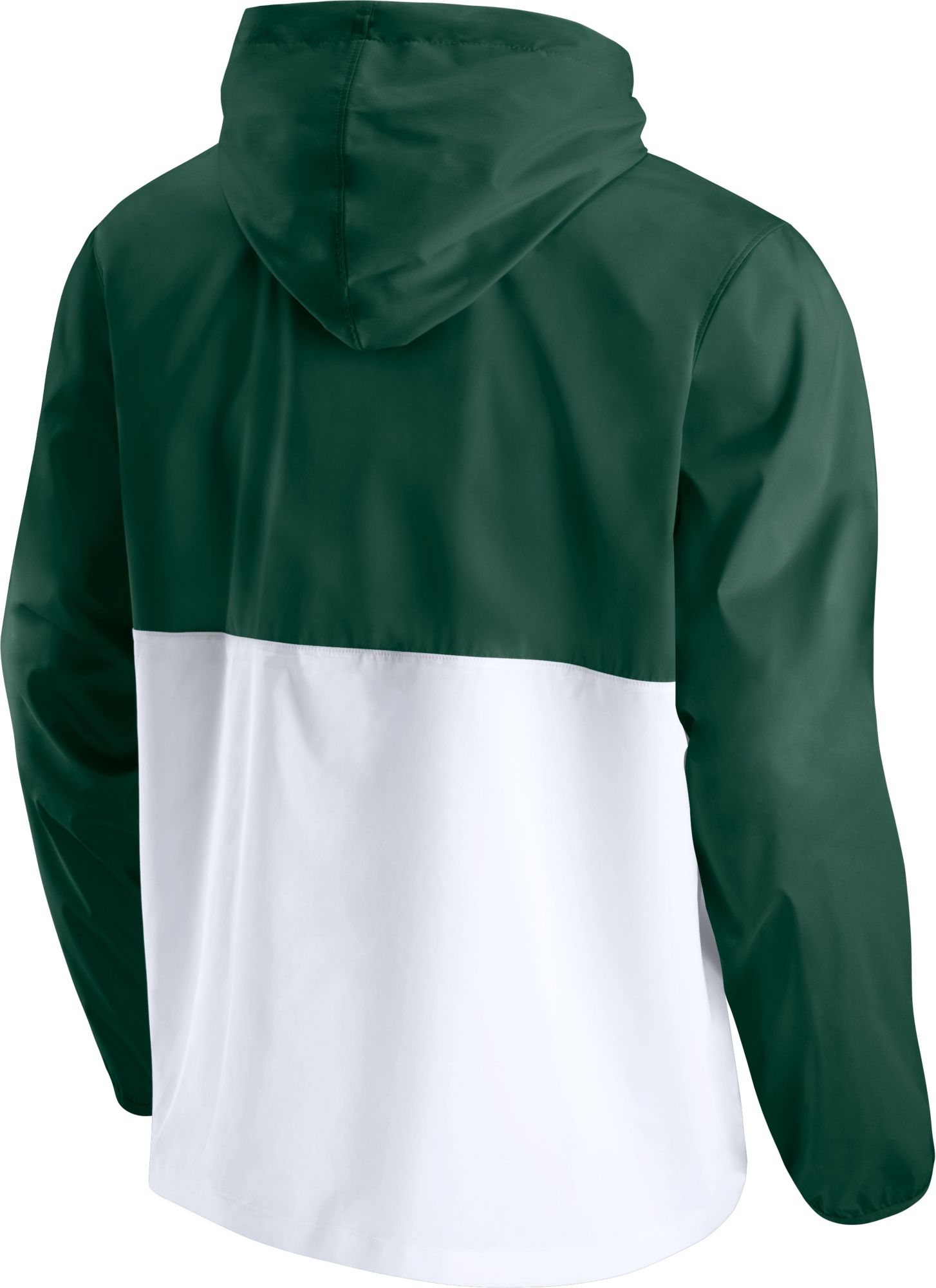 NCAA Men's Miami Hurricanes Green Quarter-Zip Pullover Anorak product image